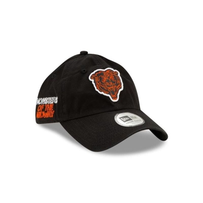 Black Chicago Bears Hat - New Era NFL Official NFL Draft Casual Classic Adjustable Caps USA0936271